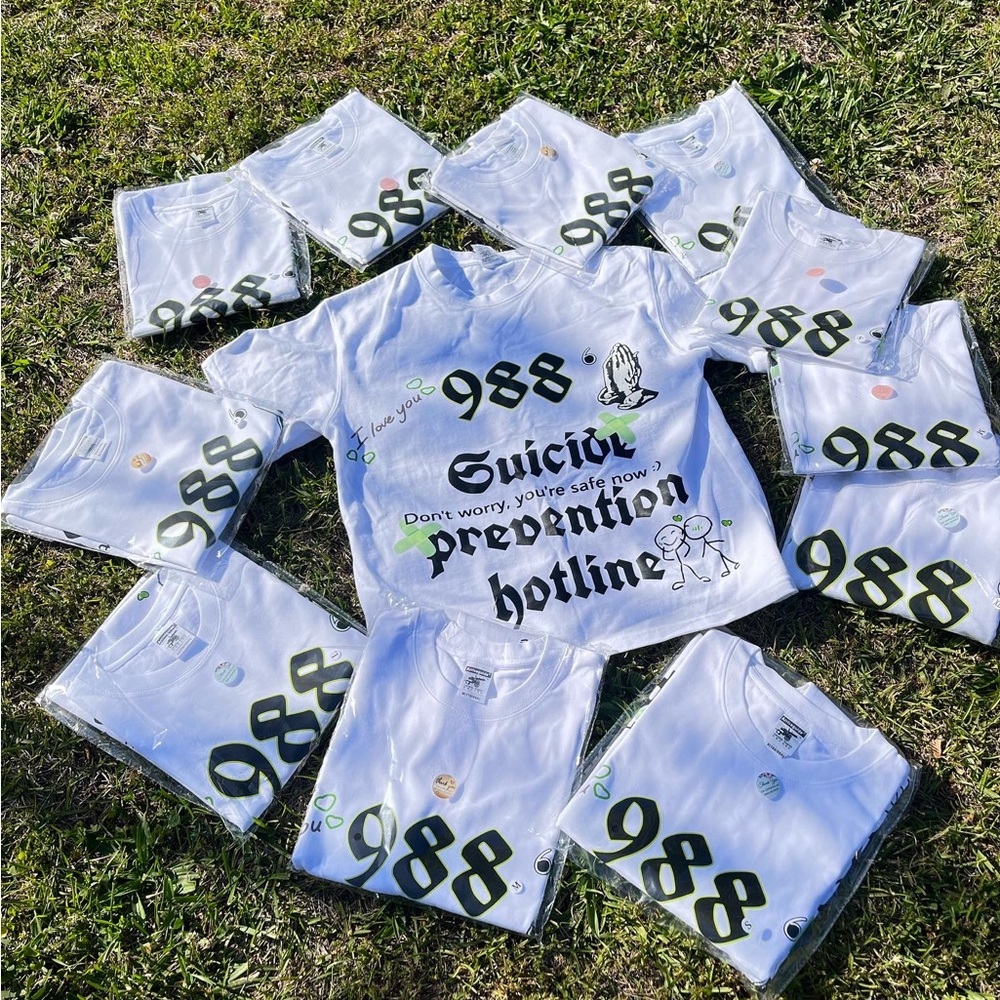 Suicide prevention shirt made by me, for men and women